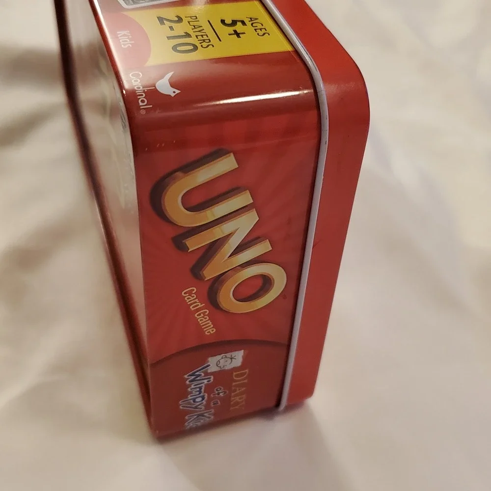 Mattel Fundex UNO Card Game Diary‎ Of A Wimpy Kid (2010) Complete In Tin